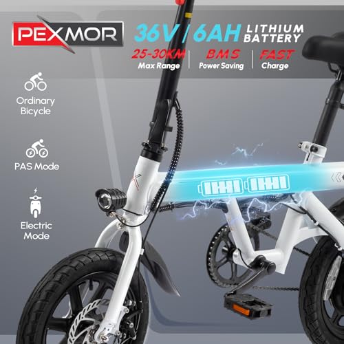 14" Folding Electric Bike 350W Motor 36V 6AH Battery W177