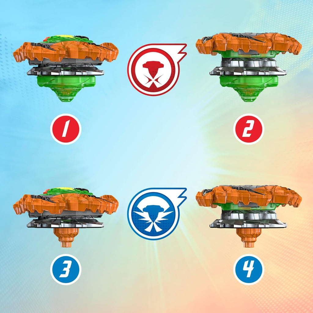 Battle Set Stadium with 2 Spinning Tops and 2 Launchers L872469