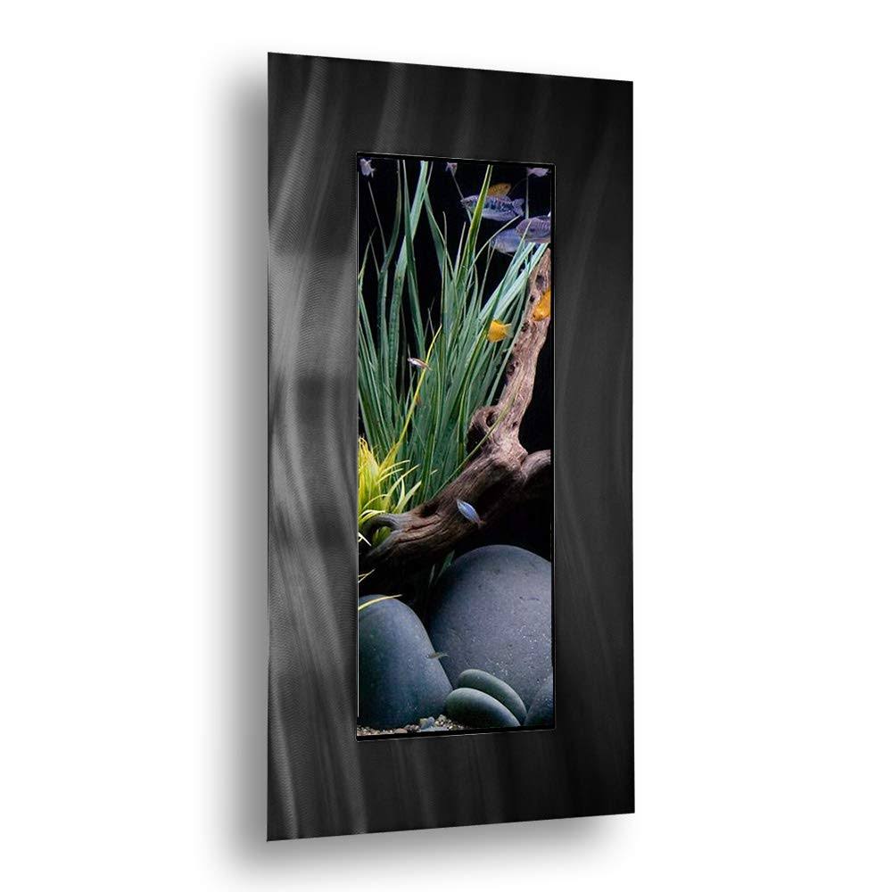 Brushed Black Wall Mounted Aquarium R156098