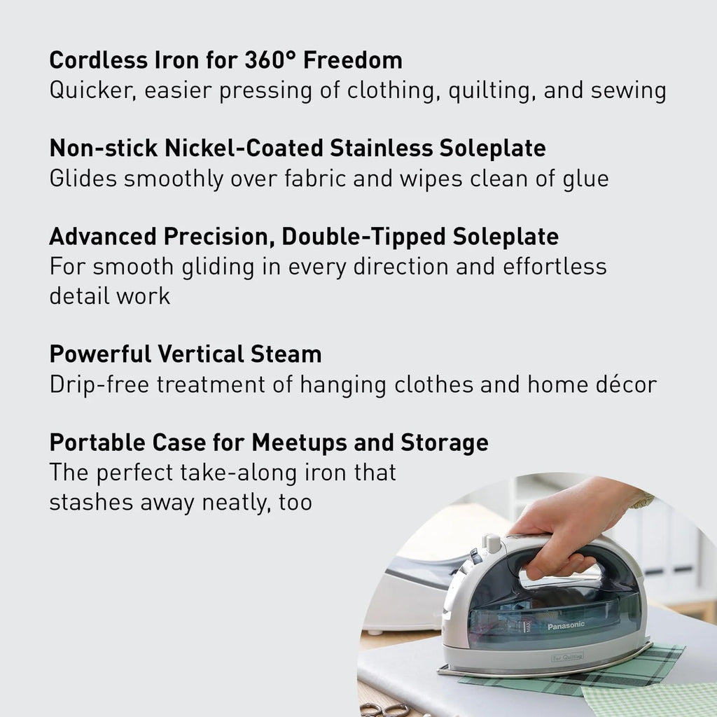Cordless Iron with Stainless Steel Soleplate W123086