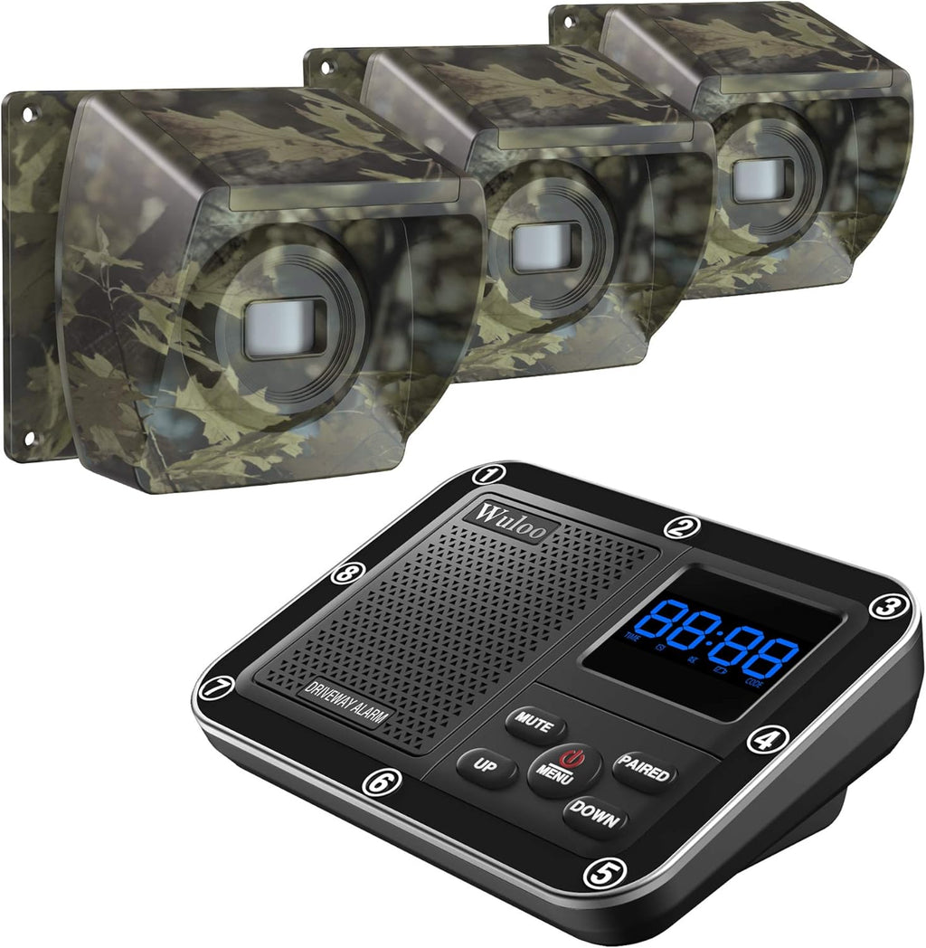 1800 Ft Wireless Outdoor Motion Sensor Driveway Alarm System H4312