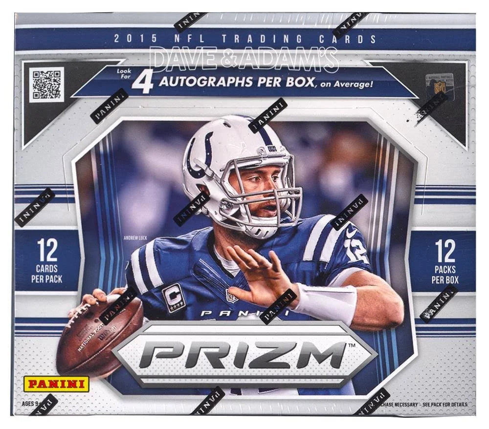 2015 Panini Prizm Football 12 Pack Jumbo Hobby Box F179