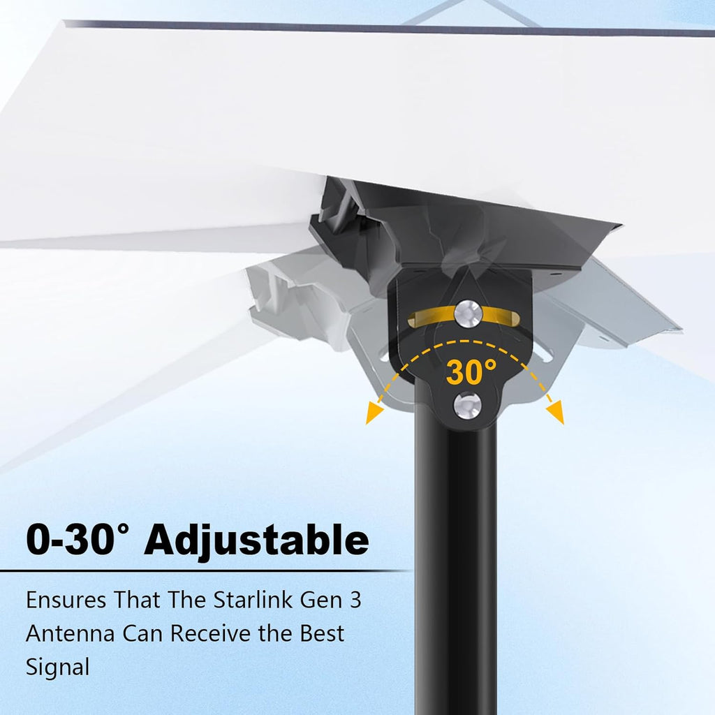 Adjustable Starlink Gen 3 Mount with Pipe Adapter M93220