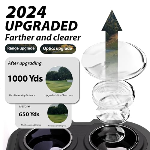 Laser Golf Rangefinder with 6X Magnification W690306
