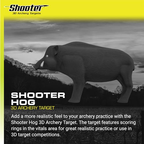 Black 3D Archery Hog Target S182