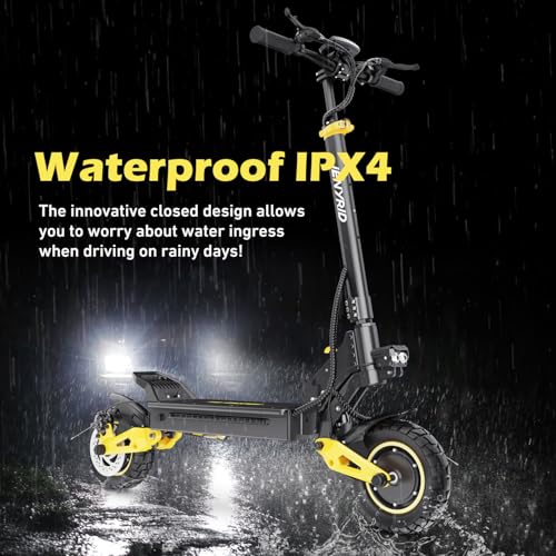 Electric Scooter with Seat 10" Off Road Pneumatic Tires I459434