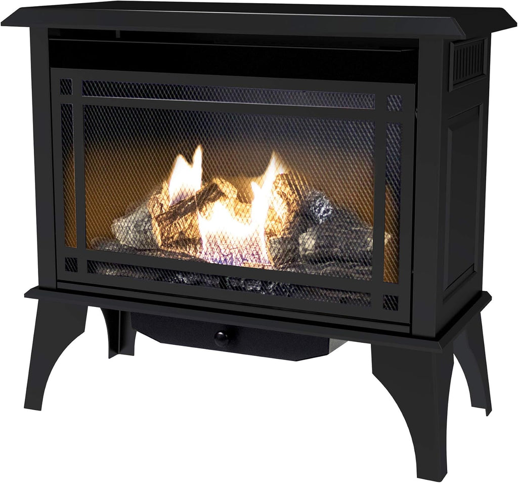 30,000 BTU 32" Black Gas Vent Free Stove U835