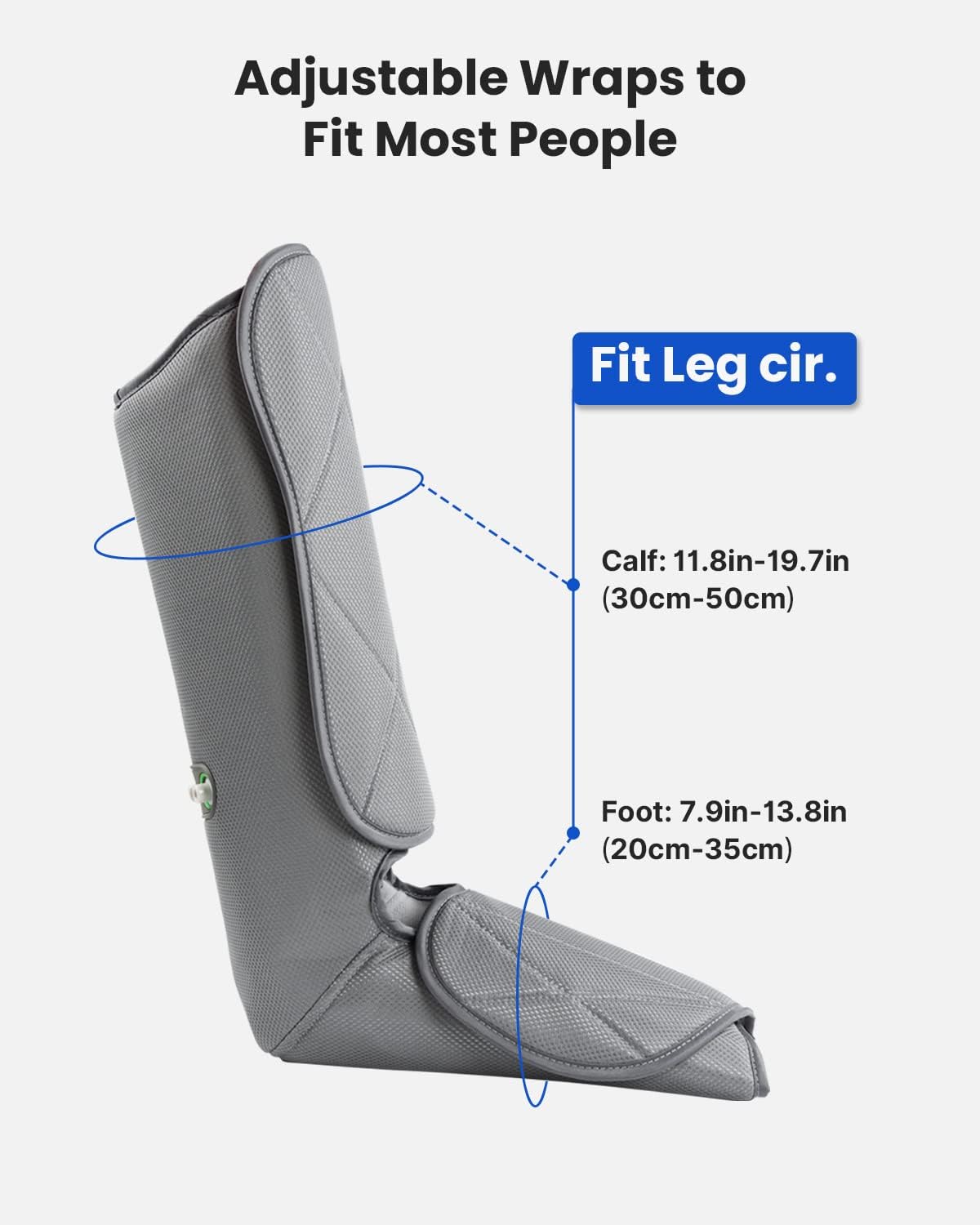 Leg Massager for Foot and Calf with 5 Modes 4 Intensities Z33673
