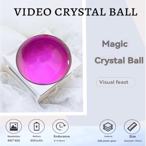 2.7" White 3D Crystal Ball Christmas Ornament S253521