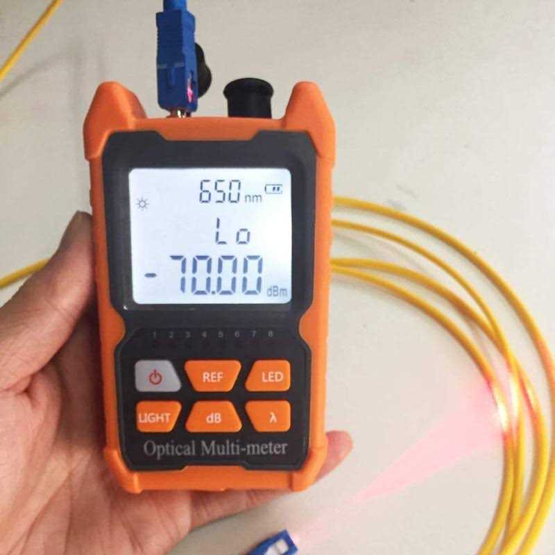 Fiber Optic Cable Tester Optical Fiber Power Meter with Visual Fault Locator B14185
