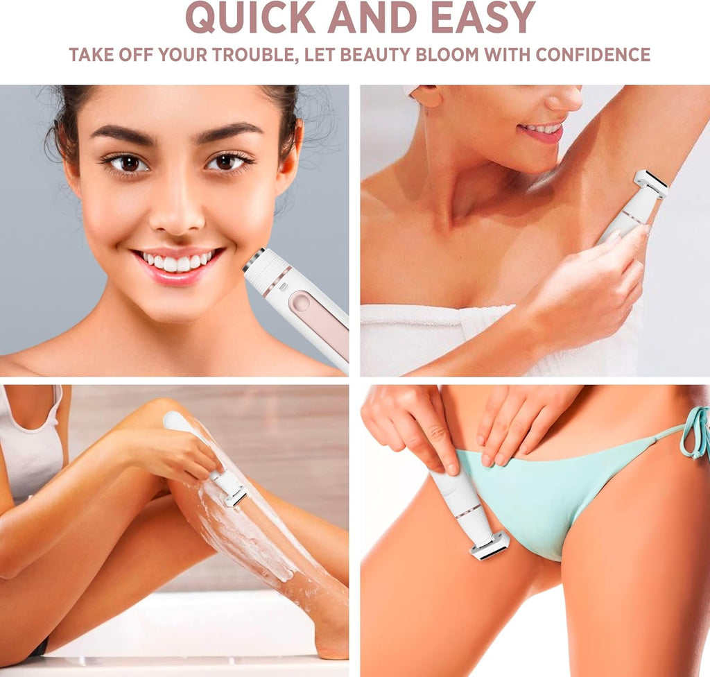2-in-1 Electric Razor Shaver D72284