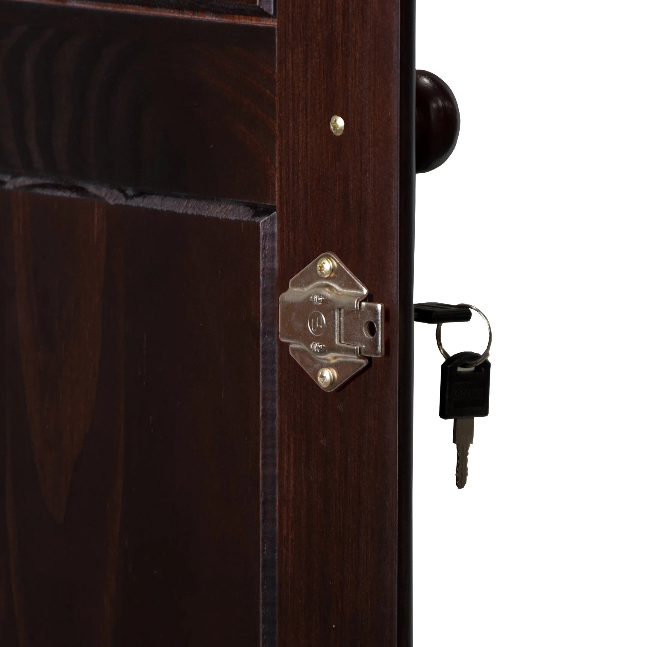 100% Solid Wood Wardrobe Armoire Mocha G69013