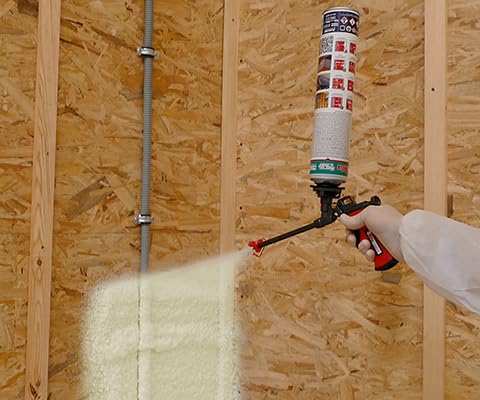 20 Board Feet Closed Cell Polyurethane Spray Foam Insulation Kit V203283