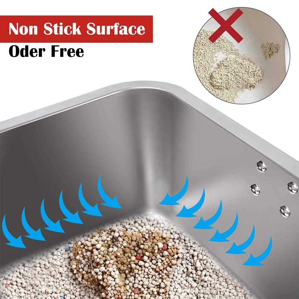 Stainless Steel Cat Litter Box O9622