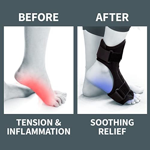 Plantar Fasciitis Night Splint Compression Foot Sleeve Adjustable Arch Support Foot Brace Q72008