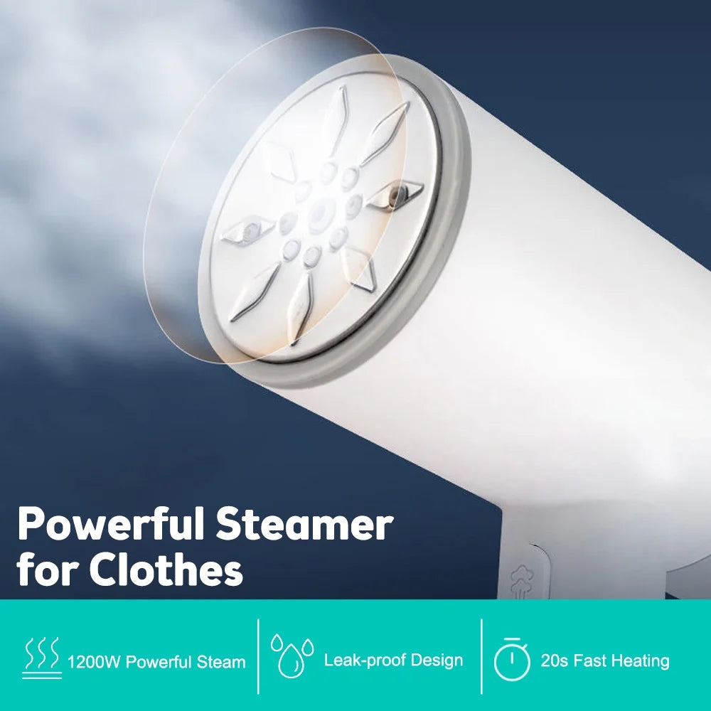 1200W Handheld Fabric Steamer, 200ml, Foldable X8284
