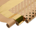 Vintage Kraft Christmas Wrapping Paper Rolls, 4 Rolls, 80 sq. ft. H324421