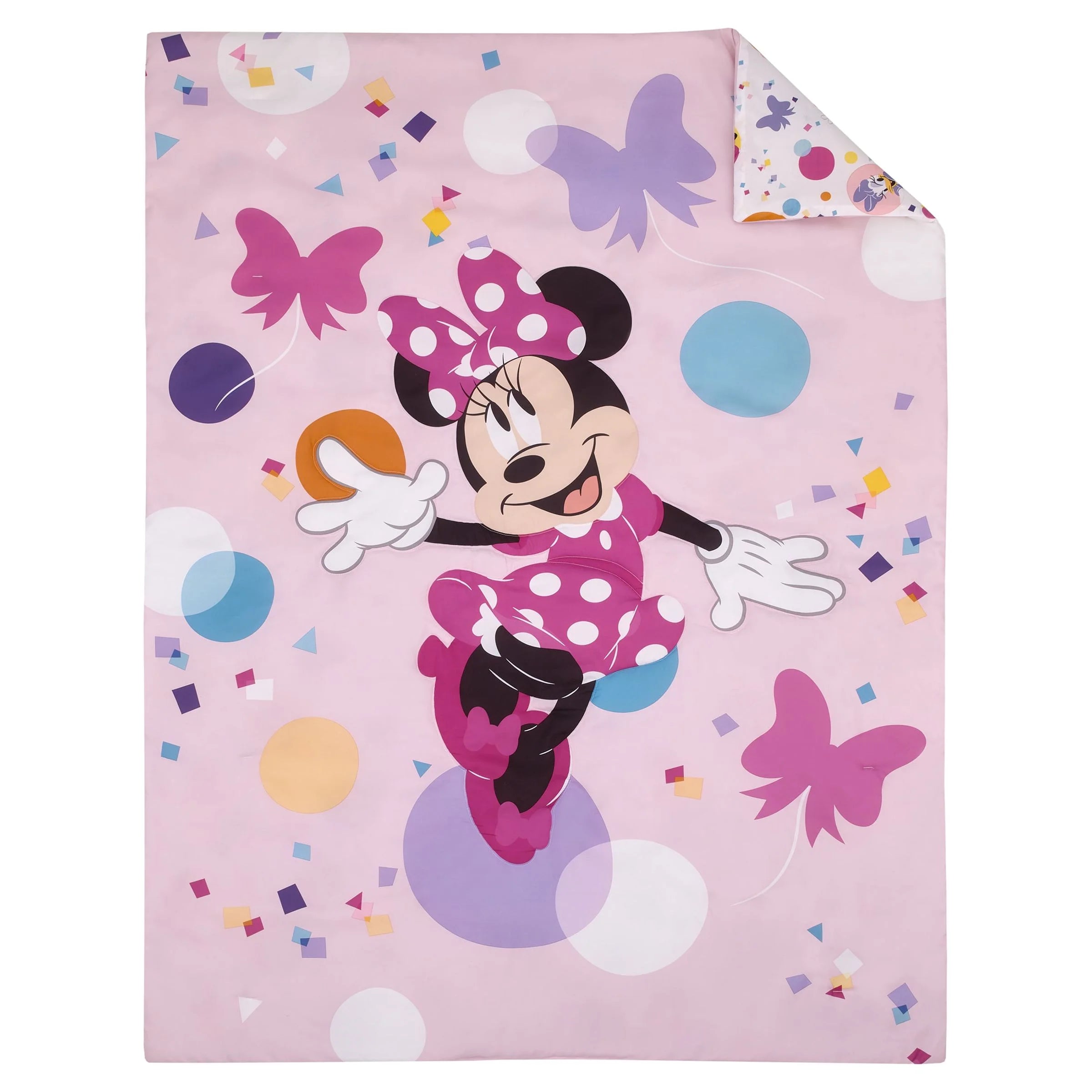 4-Piece Pink Lavender Toddler Bedding V1705
