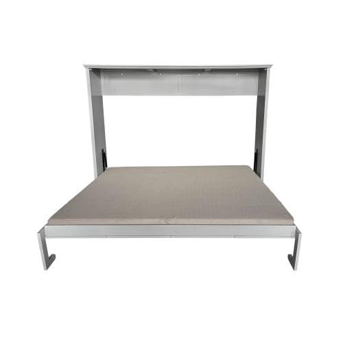 Gray Queen Size Murphy Bed Wall Bed Frame O938622