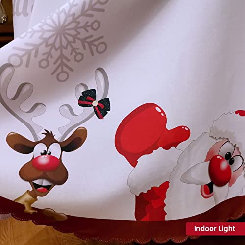 Watercolor Poppy Print Tablecloth 60x102 Inch, Waterproof U3089
