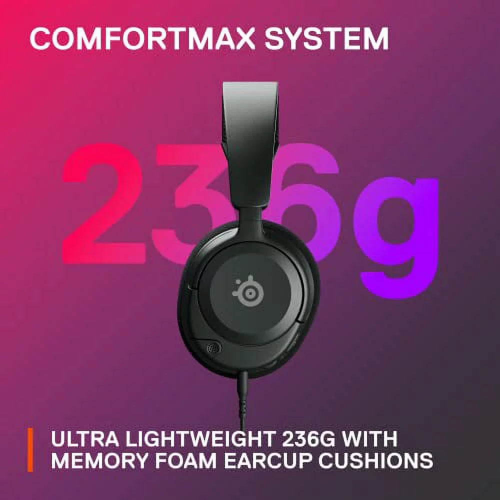 Black Wired Gaming Headset with 3.5mm Jack K58720