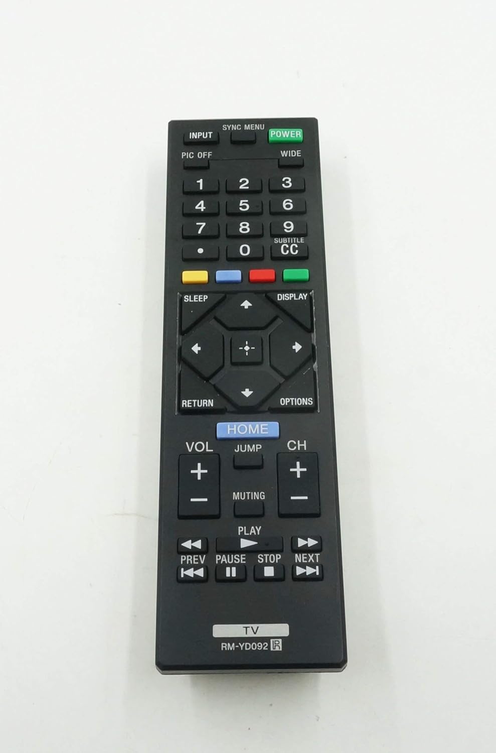 General Replacement TV Remote Control Z392194