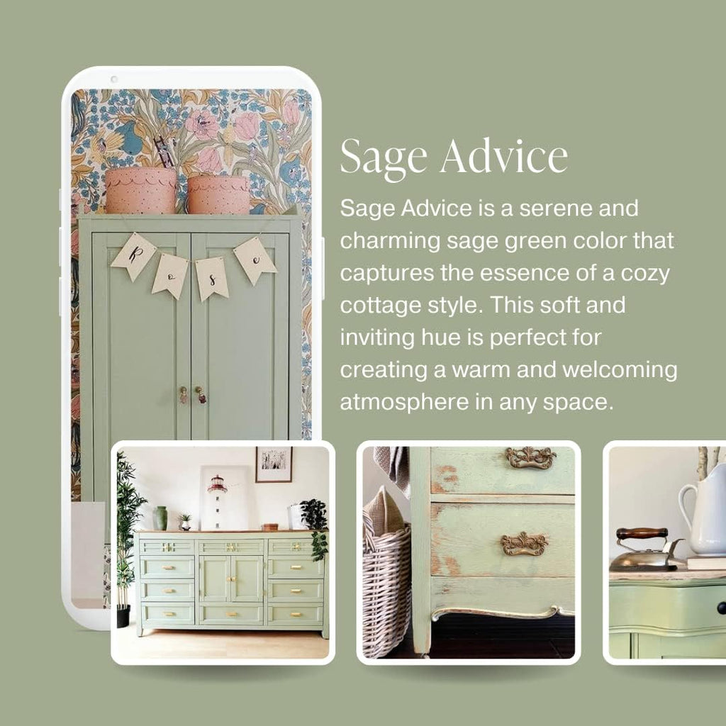 Sage Green Sample (4 oz) Chalk Style Paint L862