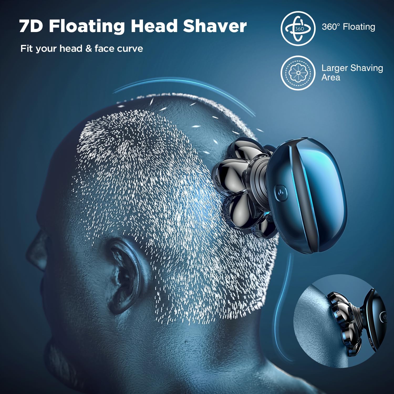 5-in-1 Electric Rotary Shaver Grooming Kit M535694