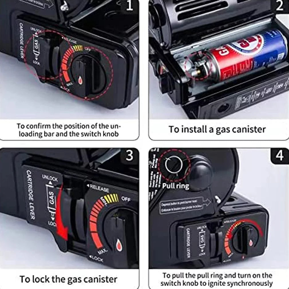 Adjustable Dual Fuel Camping Heater S68383