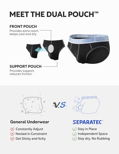 7 Pack Cotton Separate Pouch Briefs V339
