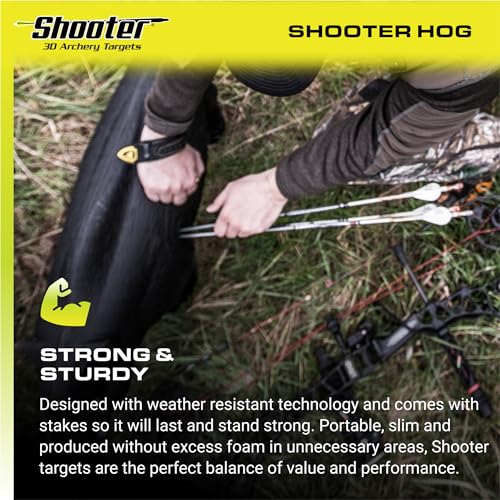 Black 3D Archery Hog Target S182