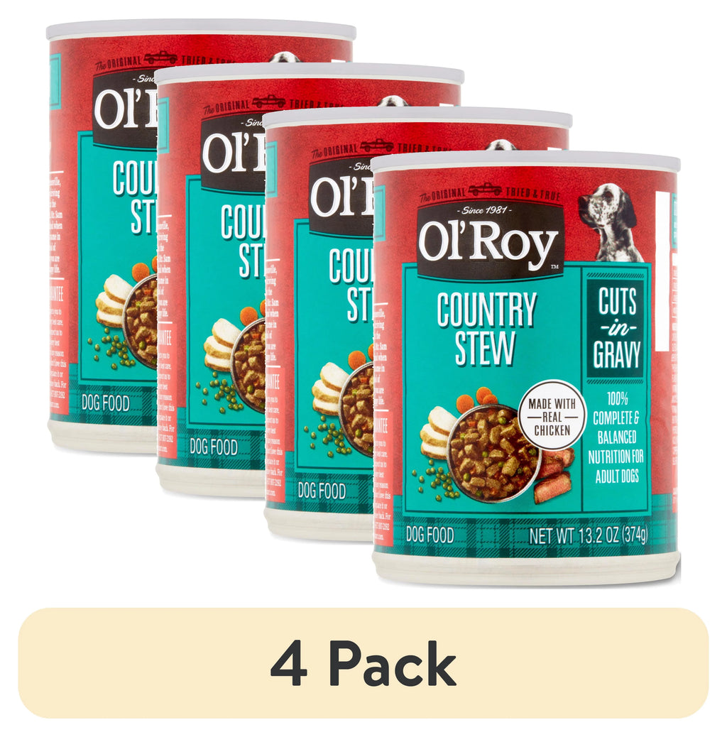 (4 pack) 13.2 oz Wet Dog Food X472398