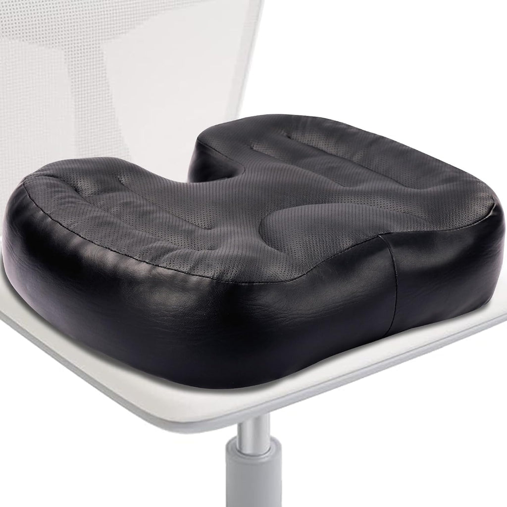 Firm Support Leather Seat Cushion for Sciatica W26524