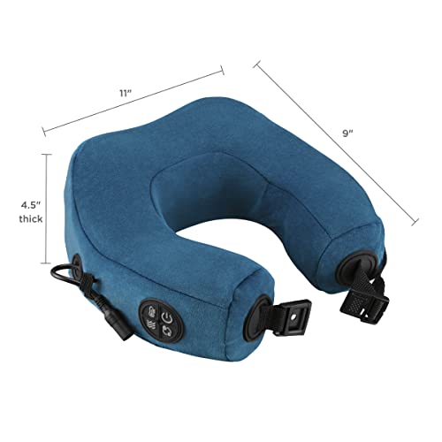 Travel Neck Pillow with Vibration Heat Shiatsu Massage H330