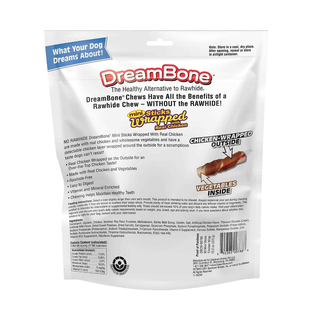 Mini Chicken-Wrapped Sticks 30 Ct B354