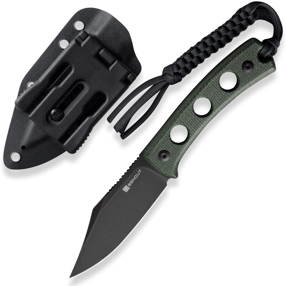 Fixed Blade Knife with G10 Handle and Kydex Sheath L1641