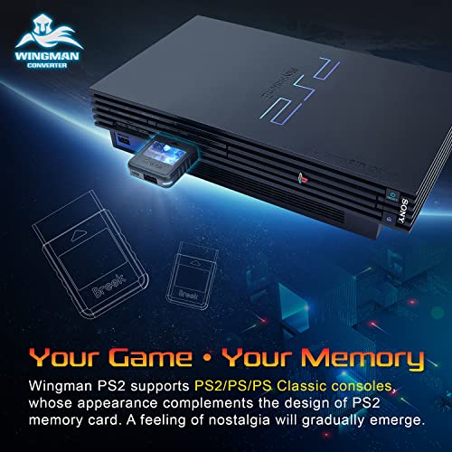 Starry Blue Converter for PS2 Consoles D310897