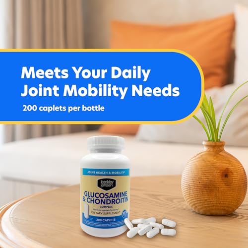 Triple Strength Glucosamine Chondroitin MSM Boswellia Complex Dietary Supplement, 200 Caplets J743