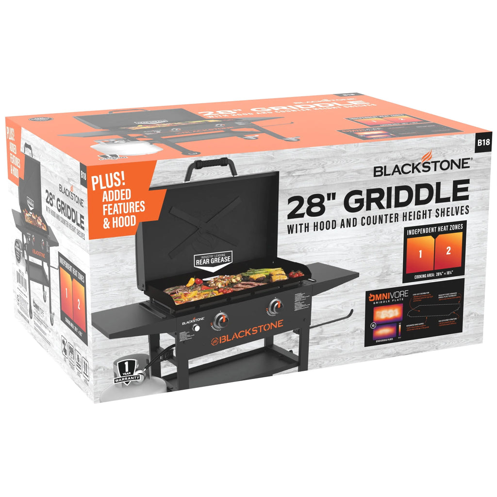 28" Propane Griddle with Hood D342