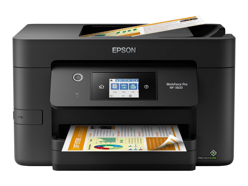 Black Wireless Color Inkjet All-in-One Printer X399224