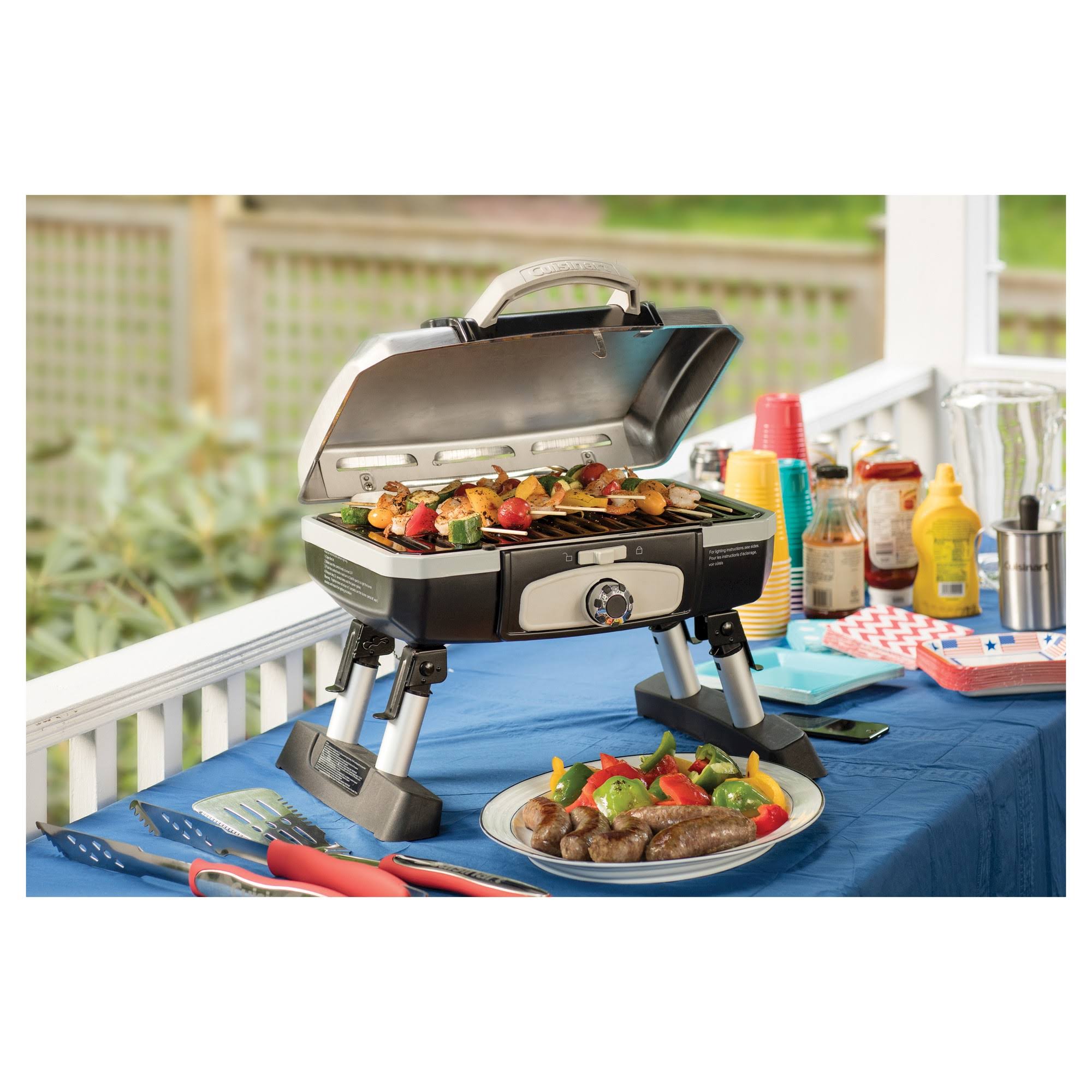 Stainless Steel Propane Gas Grill A7882