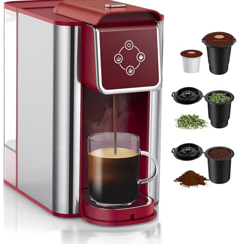White 3 in 1 Pod Coffee Maker with 50 Oz Water Reservoir G64153