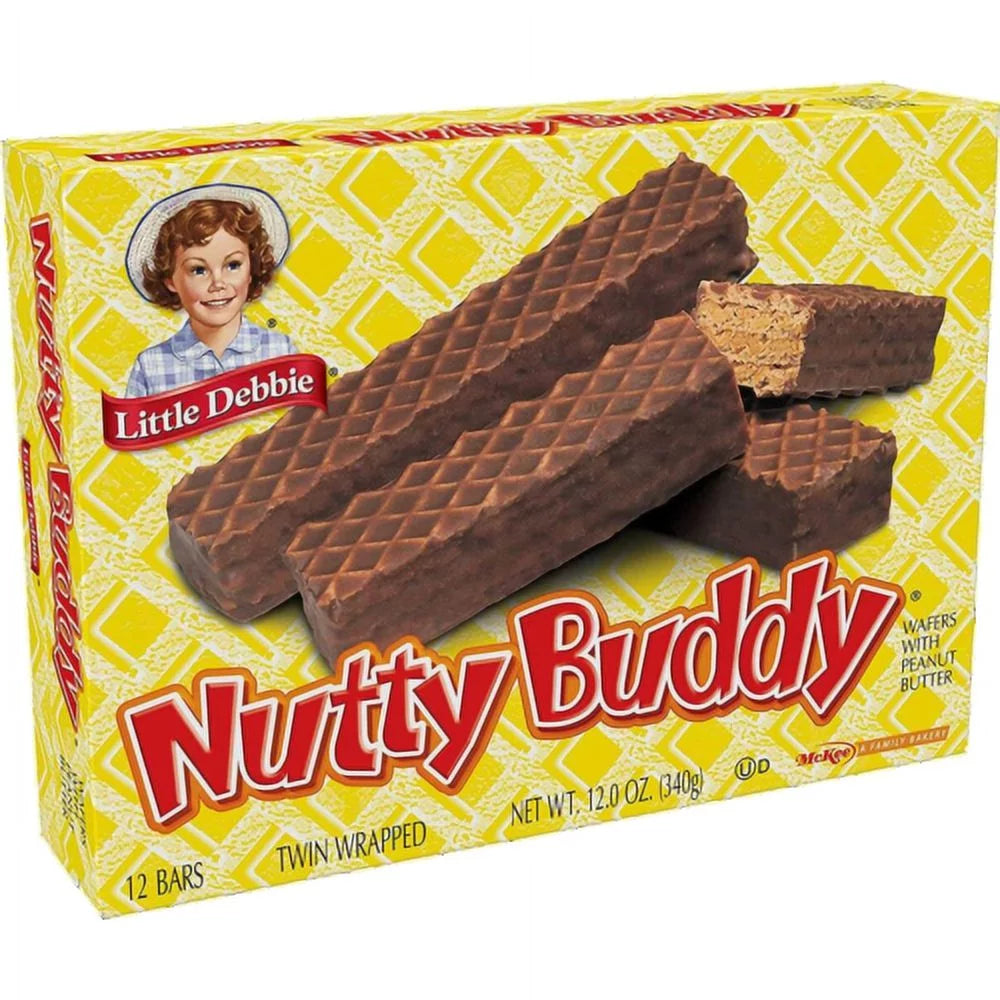 12-Boxes Peanut Butter Wafer Bars V336