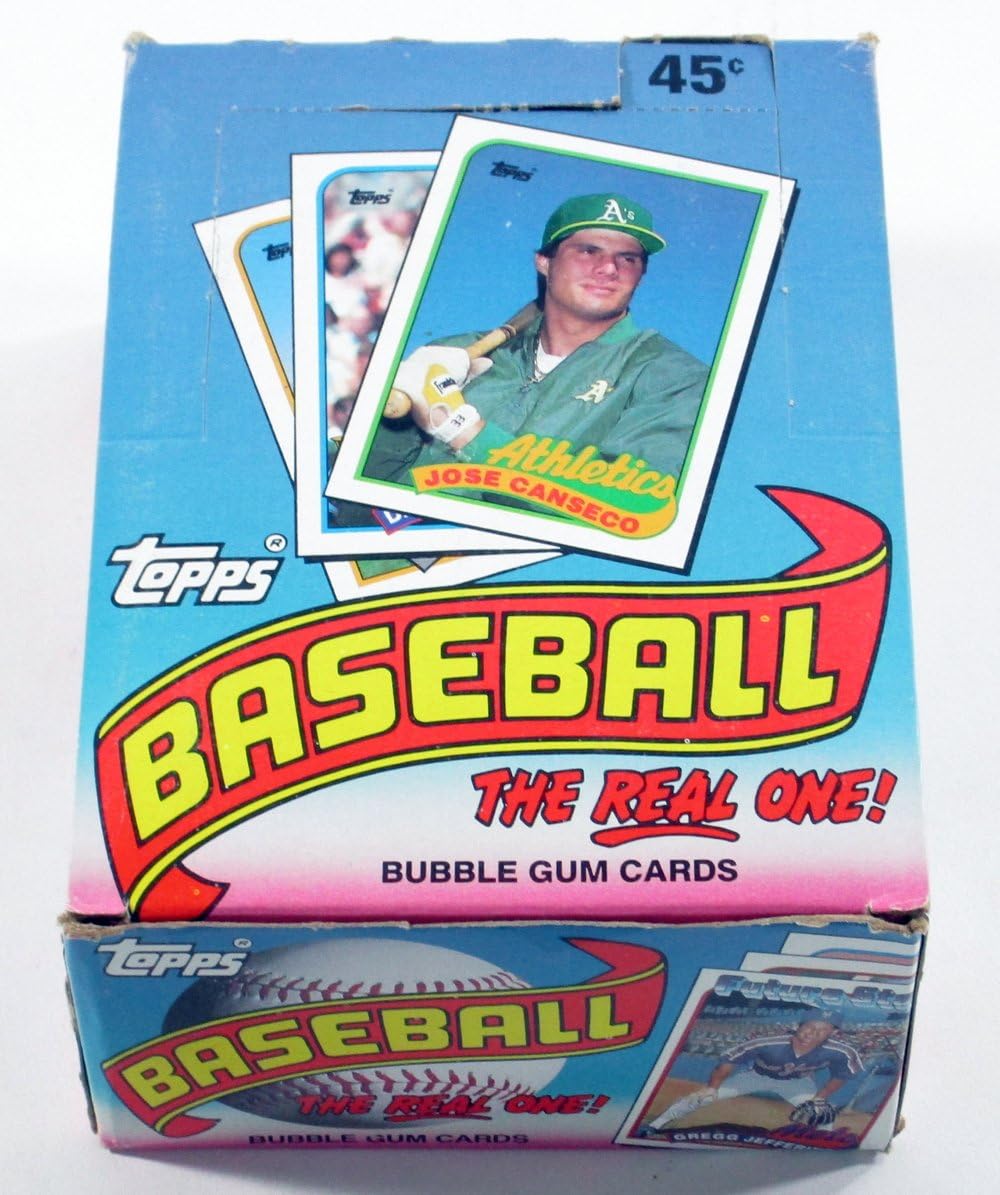 1989 Topps Baseball Cards Box (36 packs) S8792