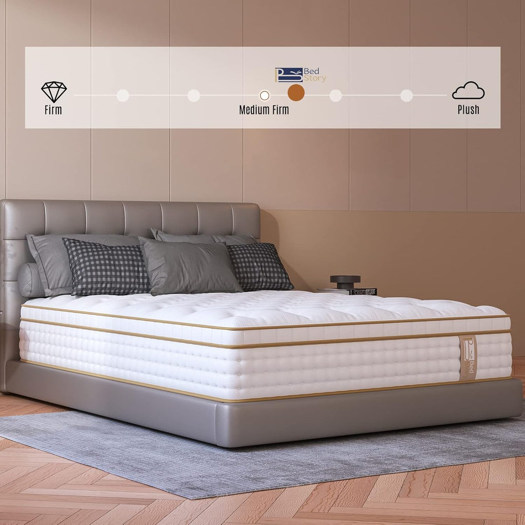 12 Inch Queen Gel Memory Foam Innerspring Mattress Q948