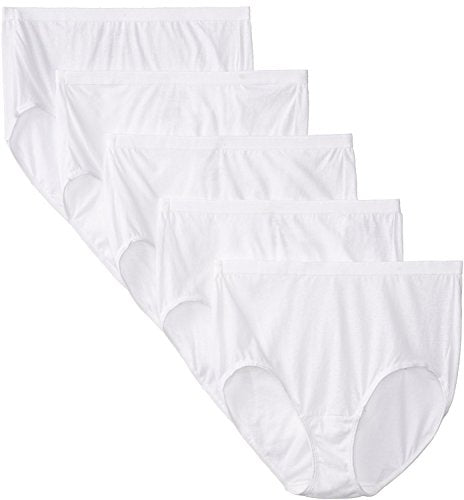 5 Pack Cotton Brief Panties T723