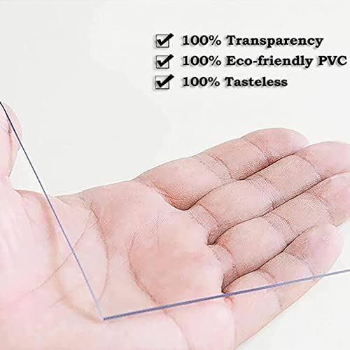 Clear Vinyl Plastic Floor Runner Protector 1.5mm Thick H97785