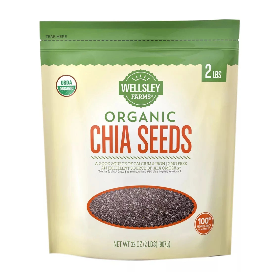 Organic Chia Seeds, 2 lbs. H7736
