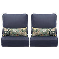 22'' x 24'' Green Outdoor Deep Seat Chair Cushion Set of 2 Seats, 2 Backs, 2 Pillows K875427