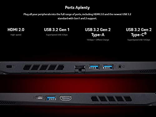 Gaming Laptop, 15.6" FHD 144Hz IPS Display, 8GB DDR4, 256GB NVMe SSD O631